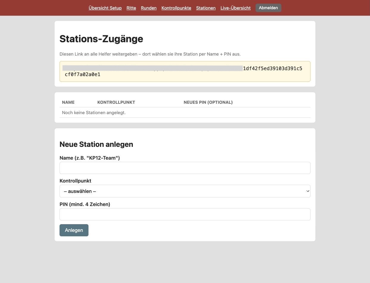 Stationen-Seite mit Stations-Link